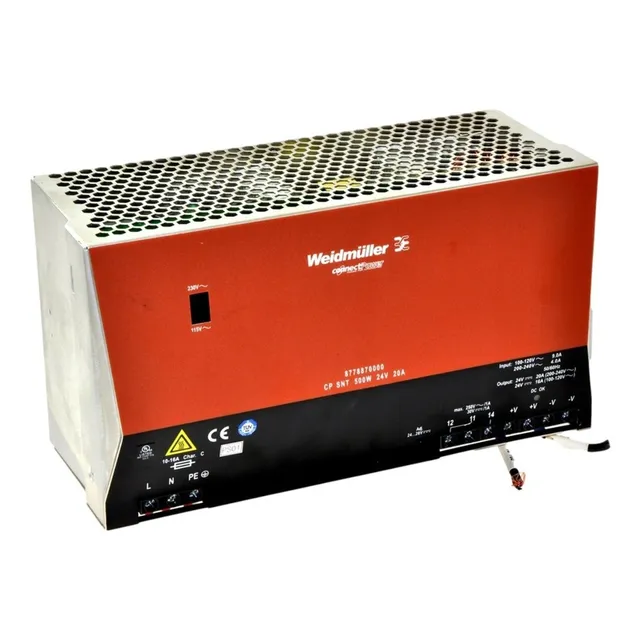 Fuente De Poder Cp Snt 500w 24v 20a 8778870000 Weidmuller Color - 24