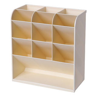 9 Cuadrados, Blanco, Portalápices De Escritorio Multifuncion 9 Cuadrados, Blanco, Portalápices De Escritorio Multifuncion