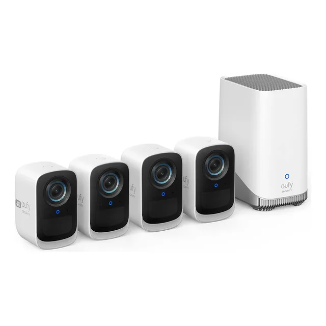 Kit De 4 Cámaras Eufy Security Eufycam S300 (eufycam 3c), Ta