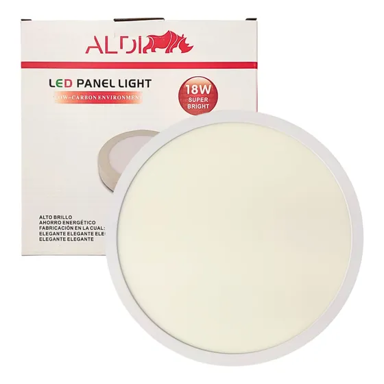 Lámpara Aldi Spot Superficial Led 18w Blanco 6500k