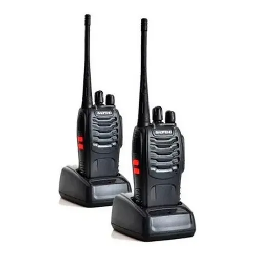 Par De Radio Walkie Talkies Baofeng 888s Bandas De Frecuencia 470mhz Color Negro