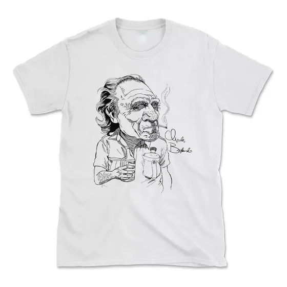 Camiseta Camisa Charles Bukowski Mulheres Misto Quente Livro