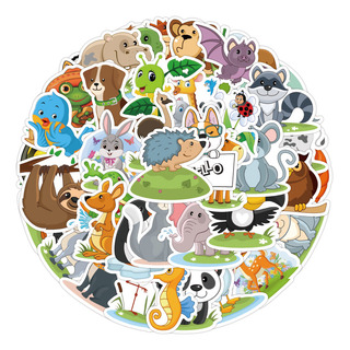 Animales Cute 50 Calcomanias Stickers Vs Agua Caricaturas Animales Cute 50 Calcomanias Stickers Vs Agua Caricaturas