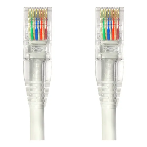 Cabo De Rede Patch Cord Categoria 5e 1,5 Metro Cor Branco