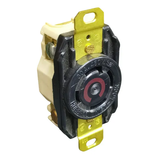 Receptaculo Hubbell Hbl2730 30 A 480v, L16-30r, 3p+t
