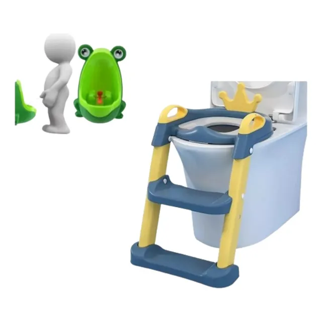 Orinal Niño Kit + Escalera  Reductor Acolchad Baño Inodoro 