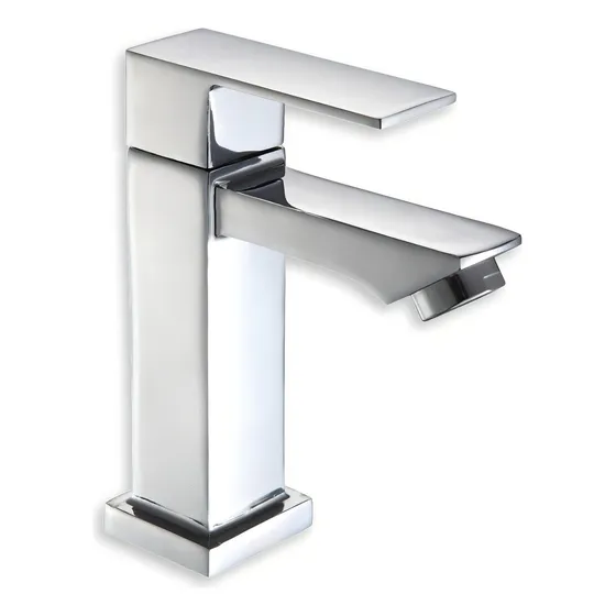 Torneira Banheiro Lavabo Fria Quadrada 1/4 Volta Luxo