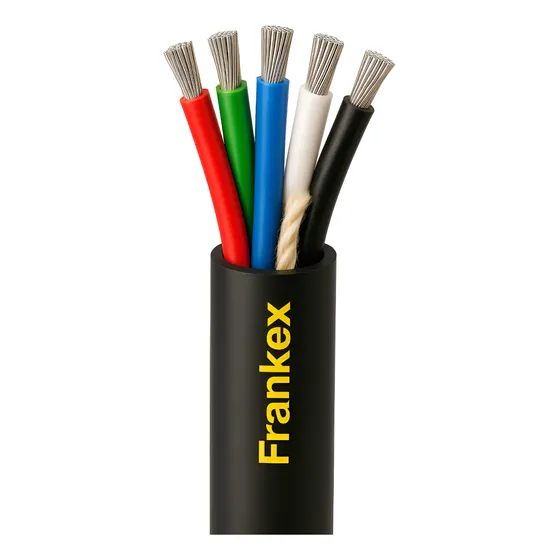 Cable Rgbw Para Luces De Pileta Sumergible Rollo 25mts