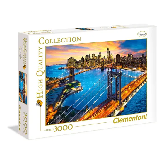 Clementoni 33546, New York Hqc Puzzle Para Niños Y Adultos