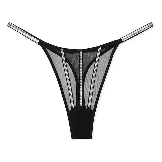 Tanga Tul Victoria S Secret Con Strass Importada Usa