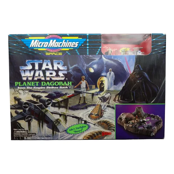 Planet Dagobah Set Mico Machines 1994 Star Wars Galoob