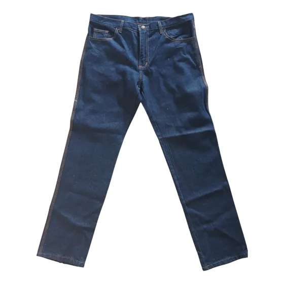 Pantalon Blue Jeans Tres Costura Industrial