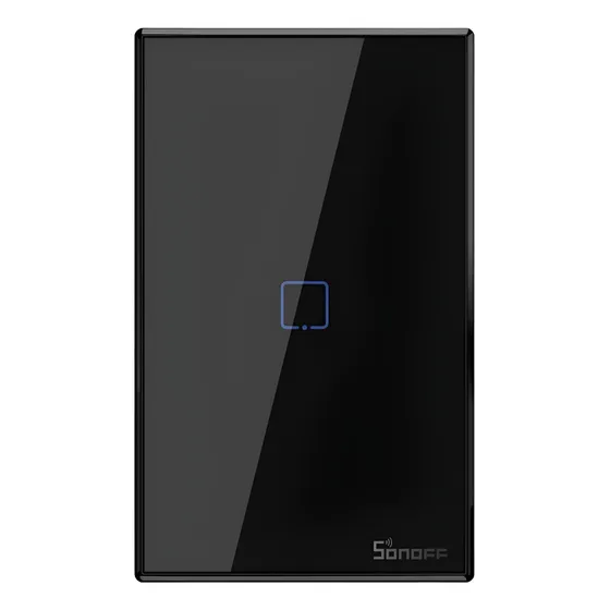Interruptor De Pared Sonoff 1 Canal Wifi + Rf Negro