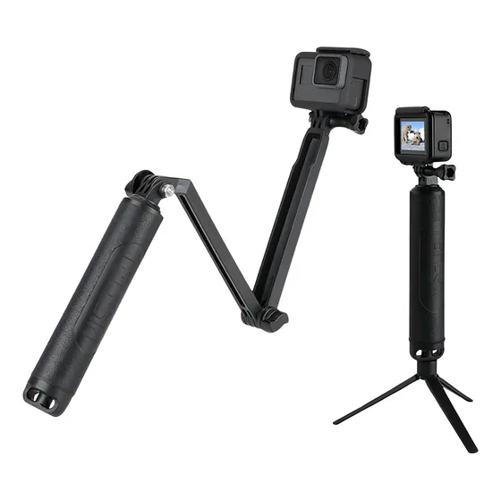 Telesin Bastão Multifunção Trip 3-way Câmeras De Ação Gopro