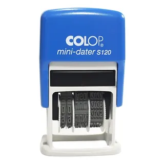 Carimbo Datador Auto-tintado Colop S 120 Com Data De 4 Mm Carimbo Datador Auto-tintado Colop S 120 Com Data De 4 Mm