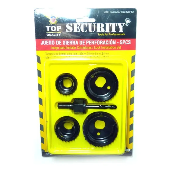 Juego De Broca Para Cerraduras 5 Pcs Security