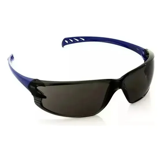Oculos De Proteção Epi Volk Vision 500 Cinza Antirrisco Top Cor da lente Cinza-escuro(Fumê)