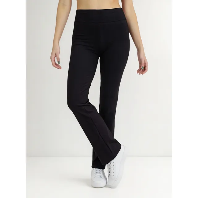 Pack 3 Calza Recta Ile Algodón Y Lycra Tiro Medio Mujer 