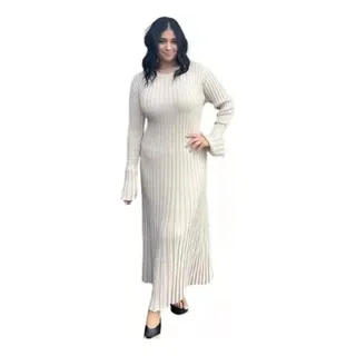 New,. Vestido Tipo Suéter Largo Punto Elegante Ajustado New,. Vestido Tipo Suéter Largo Punto Elegante Ajustado