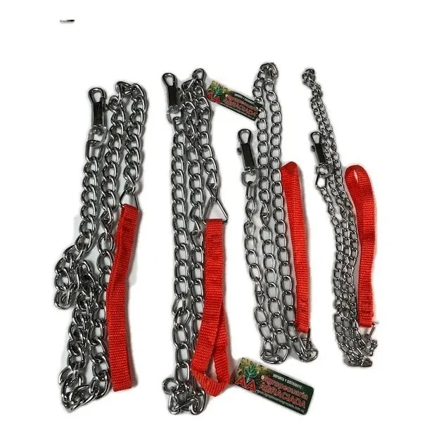 Cadena Trenzada Para Perros Con Cinta Y Mosquetón Nº4