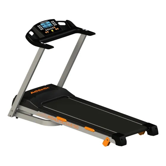 Esteira Elétrica Athletic Cle 50 16km/h Suporta 130kg 220v