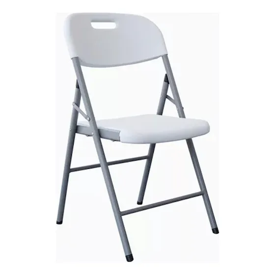 Silla Plastica Plegable Blanca 46x88cm Resistente Costa