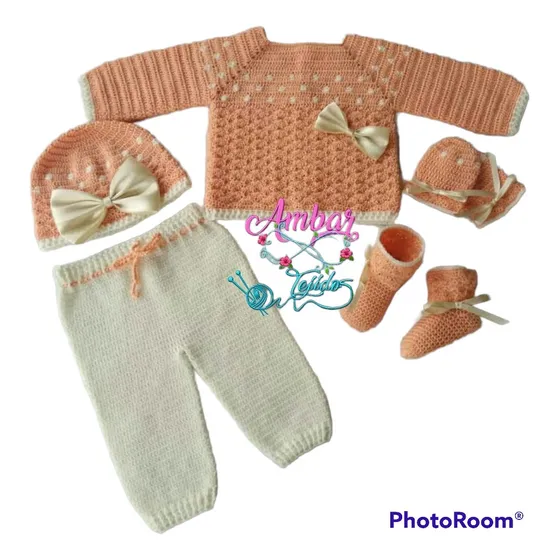 Conjunto Primera Pinta Para Bebe 5pzas 