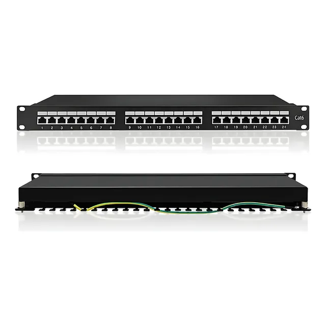 Switch De Red De Gabinete Gigabit Cat6ftp De 24 Puertos