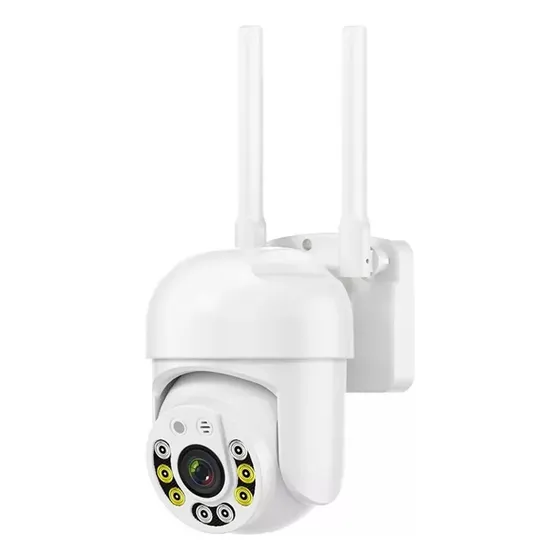 Cámara Externa 5g 1080 Wifi Ip A Prueba De Agua Infrarroja Color Blanco