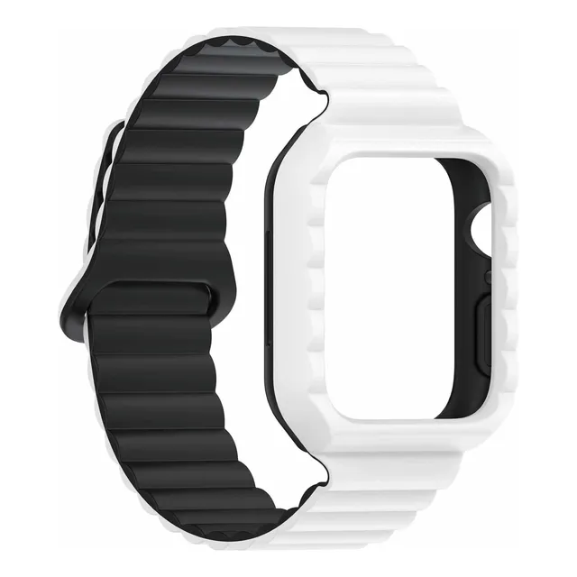 Correa Para Apple Watch Ultra Magnética Bicolor