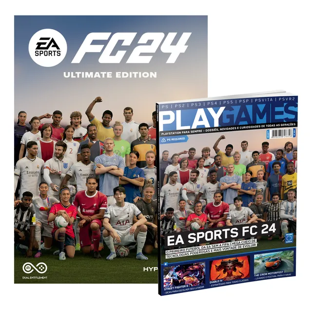 Kit - Ea Sports Fc 24 - Revista + Pôster