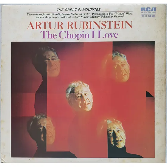 Lp Disco Chopin, Artur Rubinstein - The Chopin I Love