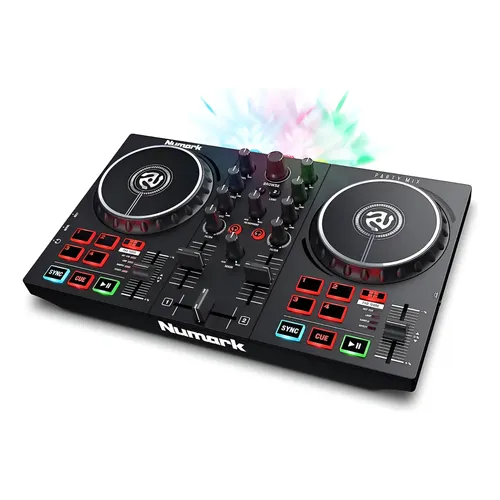Controlador DJ Hércules DJControl Starlight preto da 2 canais