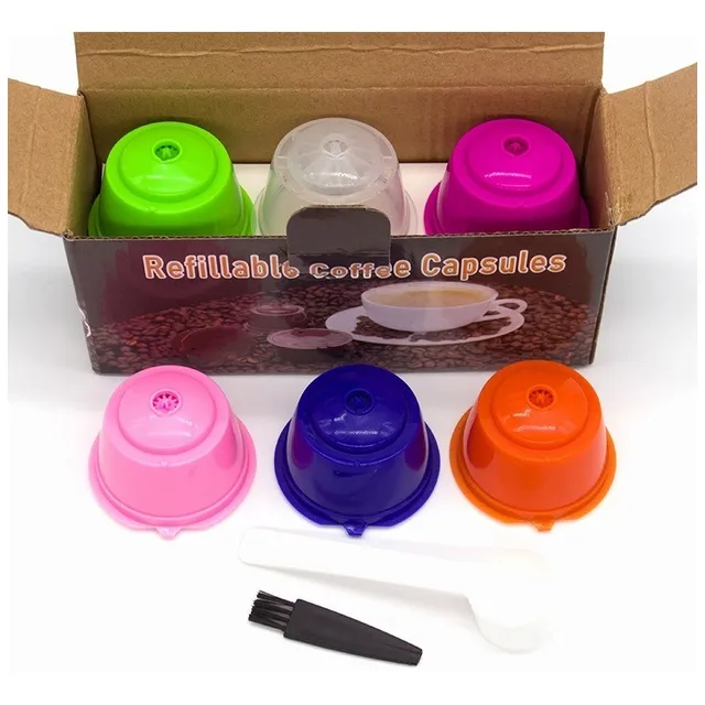 6 Cápsulas Filtro De Café Reutilizables Para Dolce Gusto