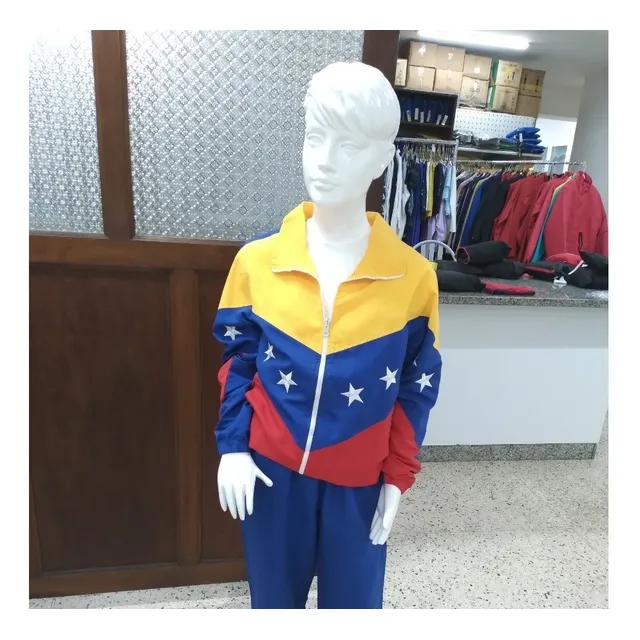 Conjunto Con Chaqueta Tricolor Infantil Unisex