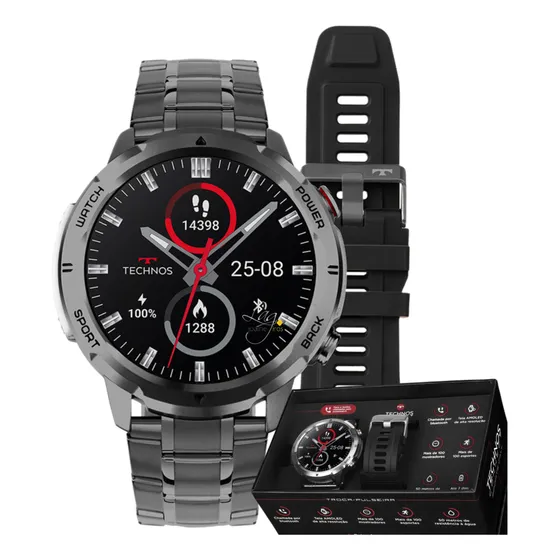 Connect Sports Call Relógio Smartwatch Technos Troca Pulseir