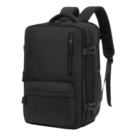 Mochila New Bip Viral 40l Impermeable Capacidad Carry On Color Negro Diseño de la tela Liso