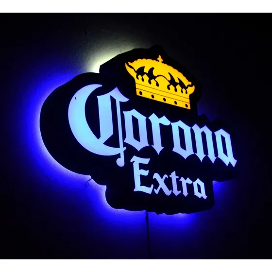 Cartel Luminoso Led Cerveza Corona Deco Bar