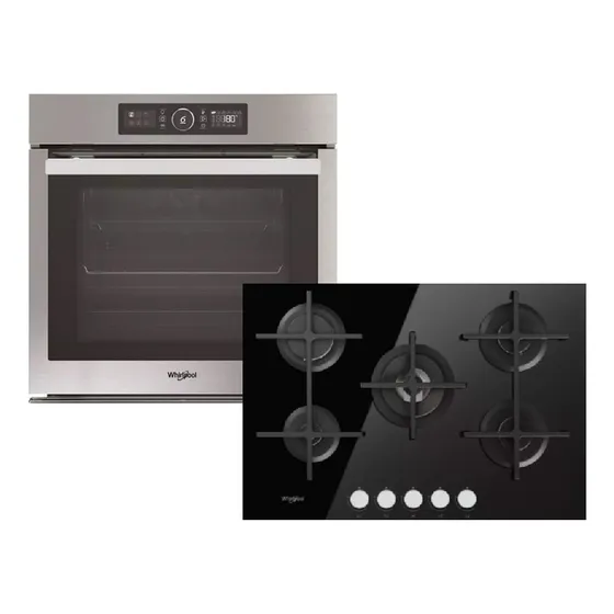 Combo Whirlpool Horno Electrico Woc74as Anafe A Gas Goa7523
