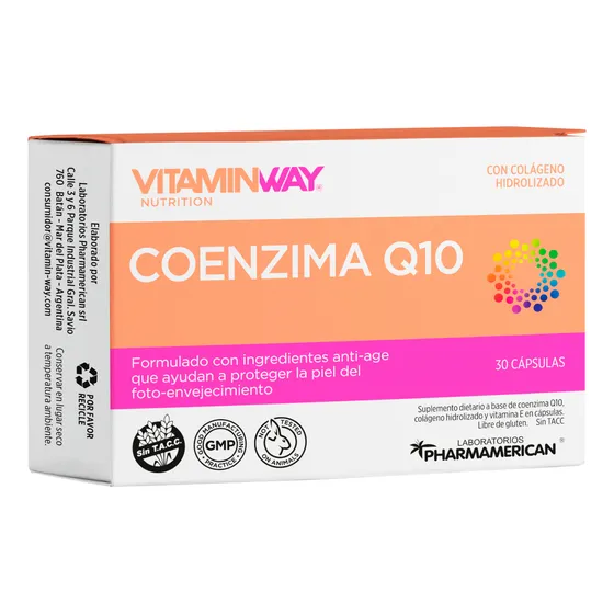 Vitamin Way Coenzima Q10 Antiage Antioxidante Piel 30c