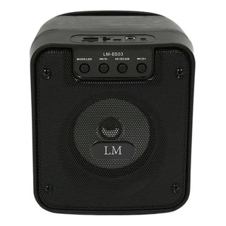 Bocina Portatil 4 Pulgadas Con Led Rgb Lm-bs03 Bocina Portatil 4 Pulgadas Con Led Rgb Lm-bs03