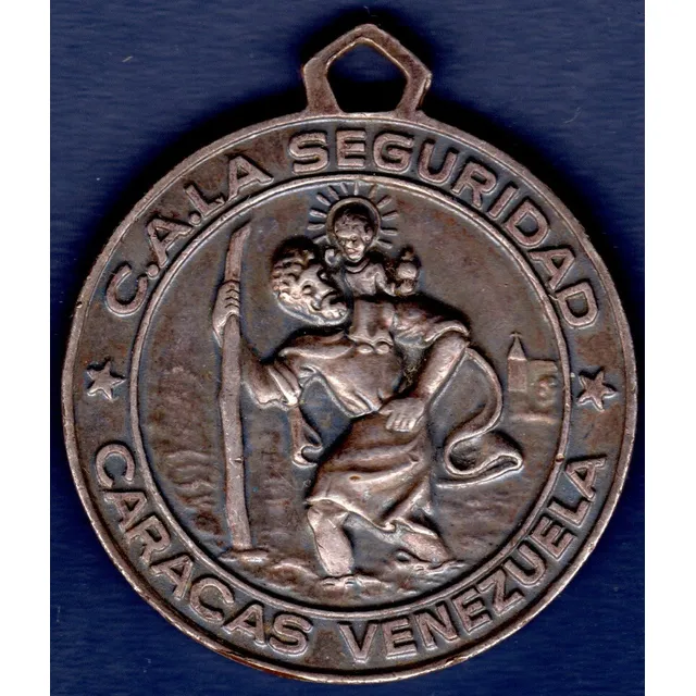 Medalla Ca La Seguridad Seguros Caracas Venezuela