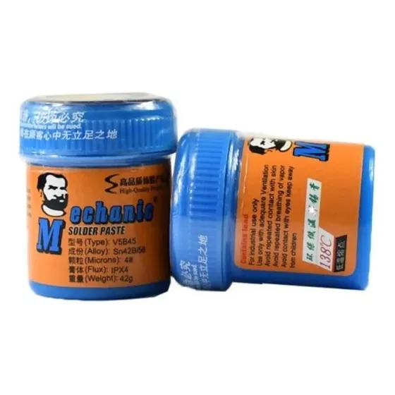 Estaño En Pasta 138° C De 42g Baja Temperatura S/ Plomo 