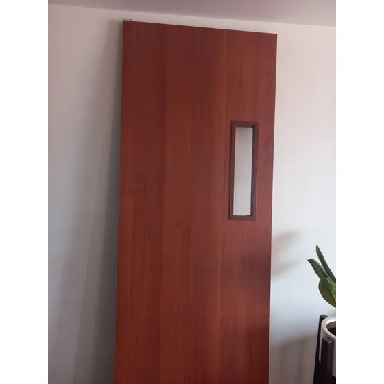 Puerta Madera De Vaiven Buen Estado 225 X 80