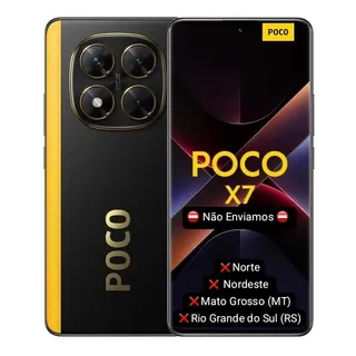Xiaomi Poco X7 5g 512 Gb Dual Sim 12 Gb Ram - Global Nfc Preto Xiaomi Poco X7 5g 512 Gb Dual Sim 12 Gb Ram - Global Nfc Preto