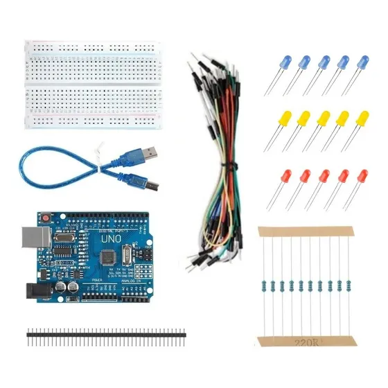 Kit Starter Com Uno Ch340 (compativel Com Arduino)