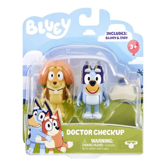 Bluey & Indy Doctor Checkup Set Visita Al Doctor - Moose Uk