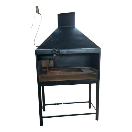 Parrillero Con Techo Chapa 16 150 X 58