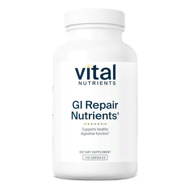 Suplemento Reparación Intestinal Vital Nutrients 120 Cápsula Sin Sabor
