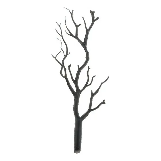 Decoración De Rama De Árbol Seca Negra [u